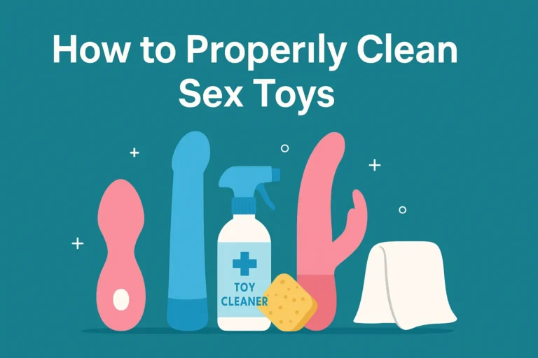 how to properly clean sex toys