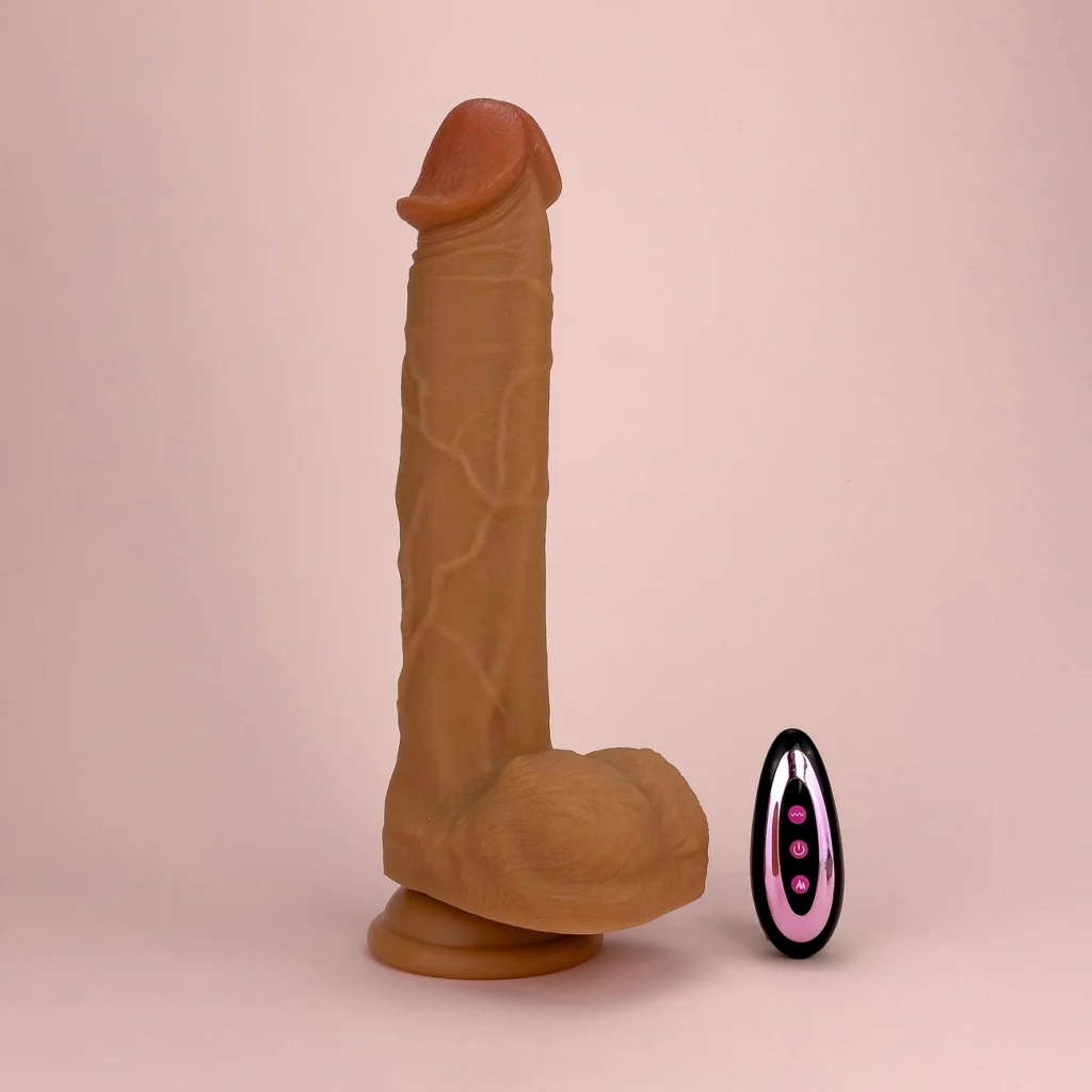 Brown silicon destroyer vibrator graphical image