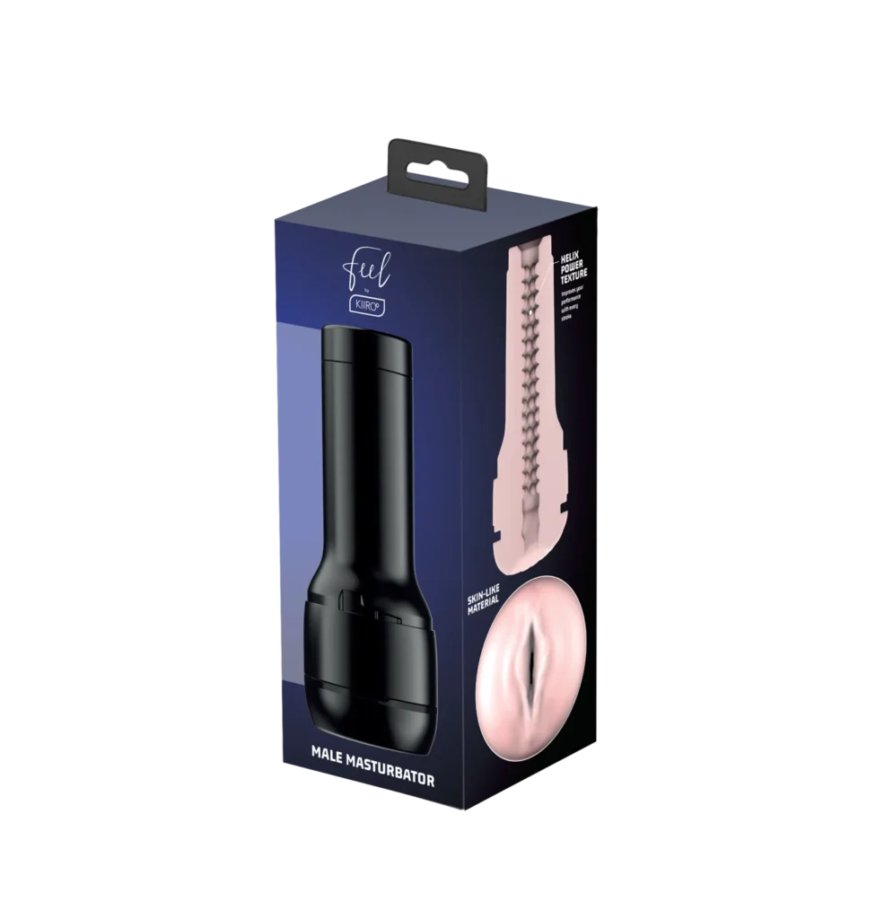 Kiiroo feel stroker black color box front view