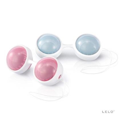 Graphical luna beads pink and blue color devices