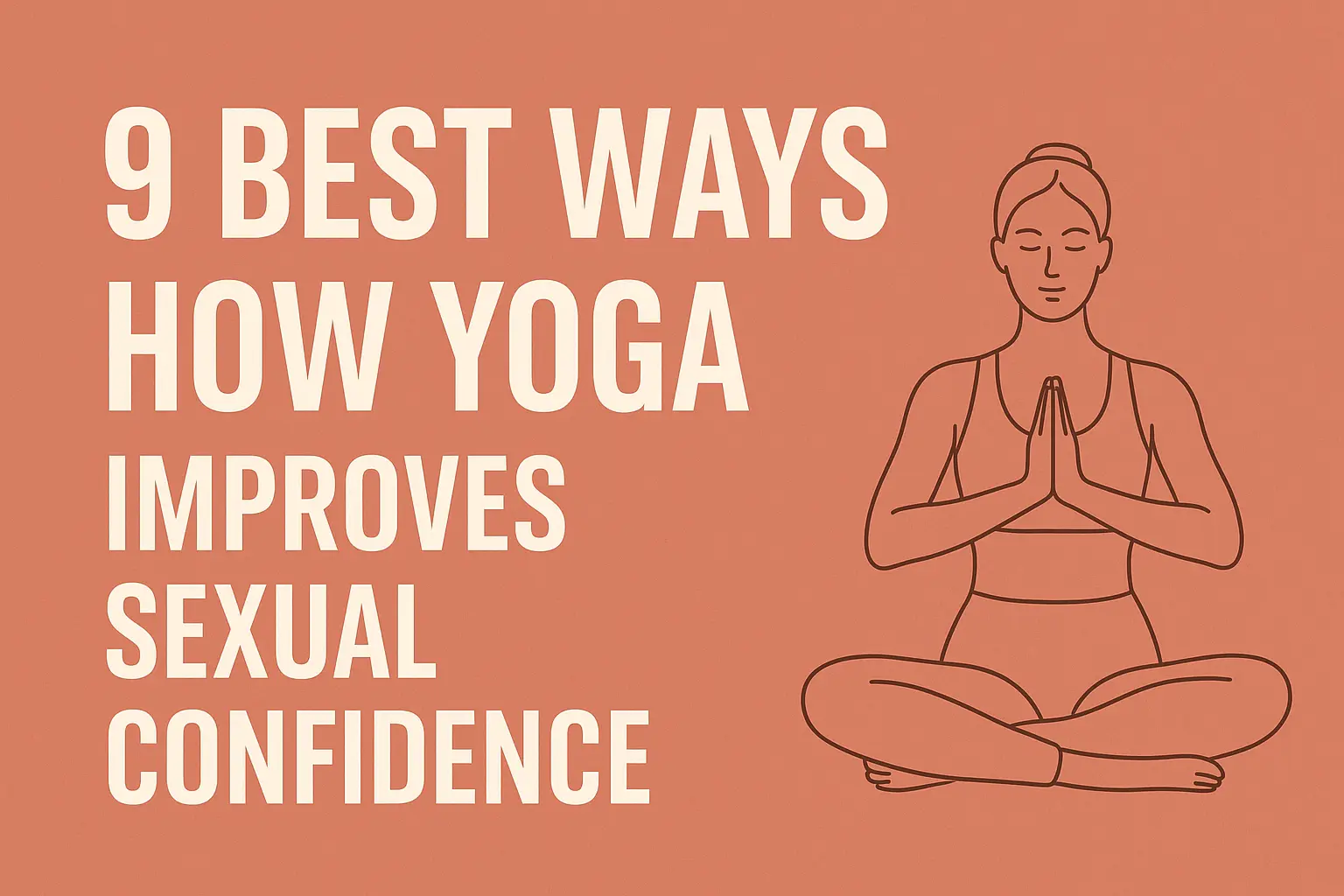 Feature image showing a woman in a yoga pose illustrating how yoga improves sexual confidence, used for an article on 9 best ways to build intimacy and body confidence through yoga.