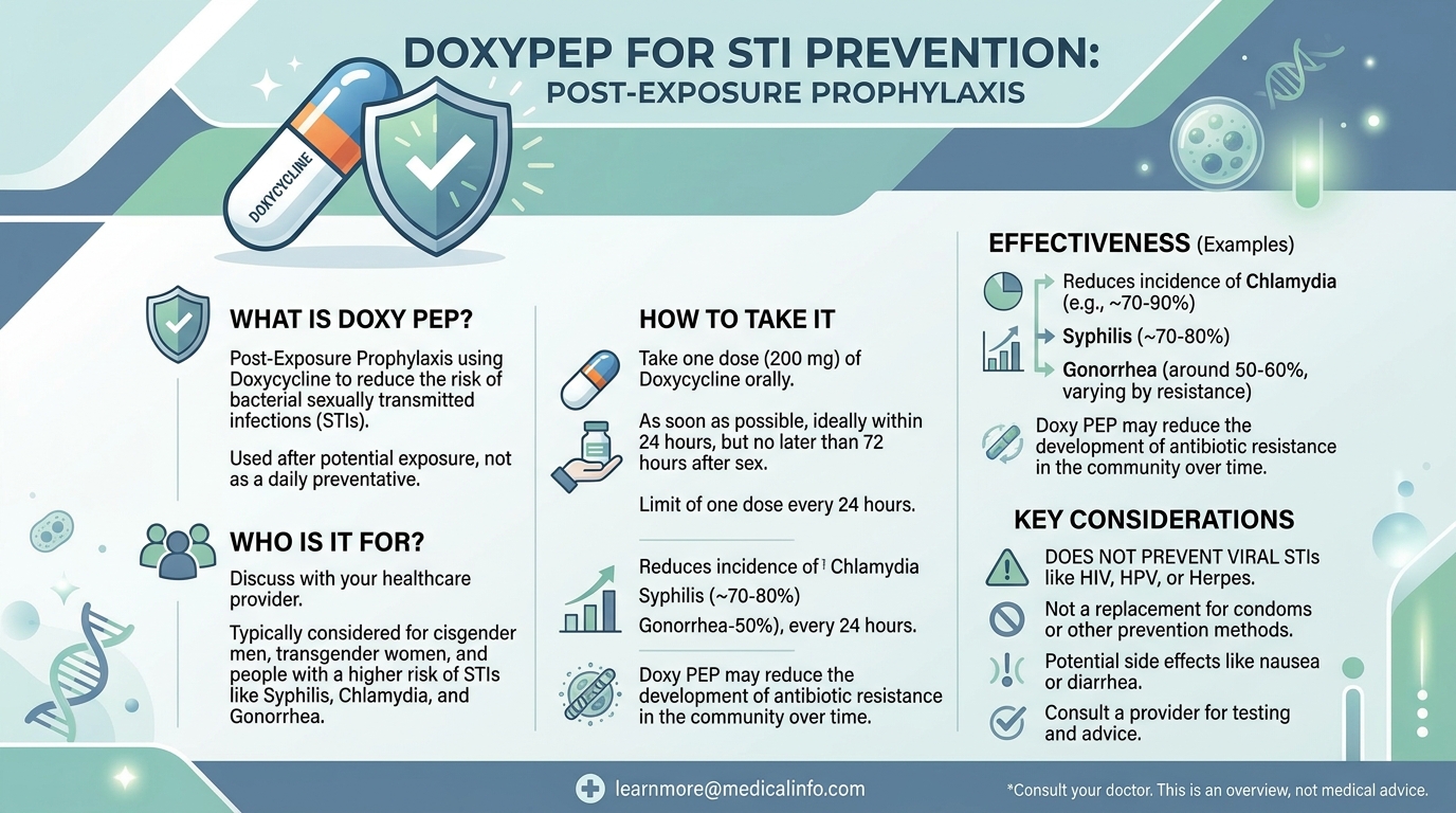 Read more about the article Doxy PEP for STI Prevention: How an Antibiotic Taken After Sex Can Help