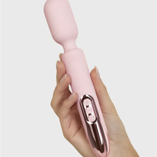Graphical image kiiroo prowand regular pink color vibrator